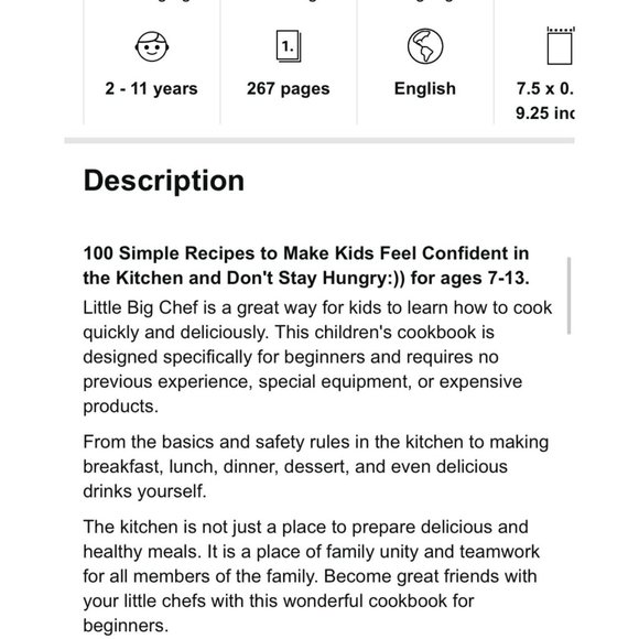 The Little Big Chef Cookbook - Picture 2 of 9